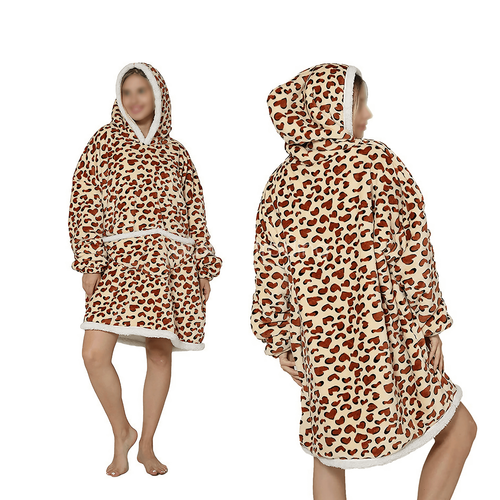 Flannel Hoodie Blanket: Snuggle Up in Soft Comfort - Picture 9 of 25