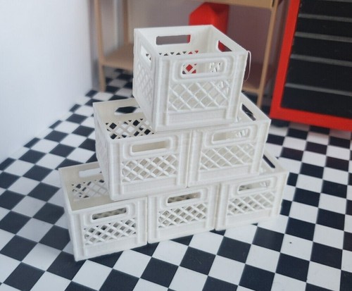 Milk Crate 1:10 Scale Vehicle Garage Store Grocery Miniatures 3D Printed - Picture 45 of 83