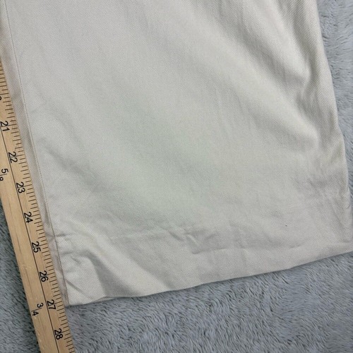 Pantalón Banana Republic Pierna Ancha Transición Crema Lyocell Plisado Tiro Alto 6P - Imagen 9 de 13