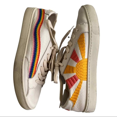 soludos rainbow wave sneakers