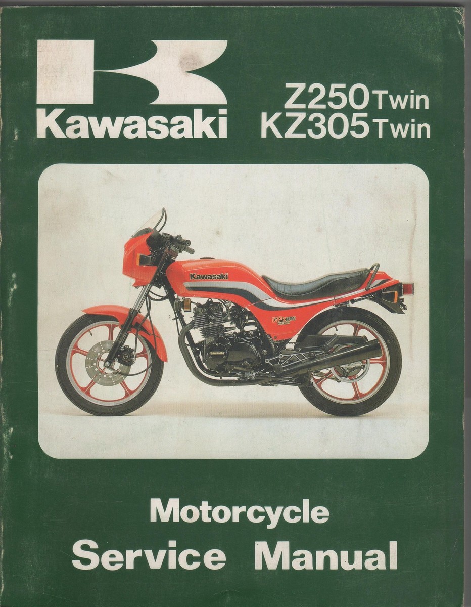 はやた 1979-1983 KAWASAKI MOTORCYCLE Z250TWIN P/N 99924-1019-05 SERVICE