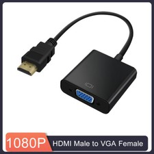 HDMI maschio a VGA femmina Cavo adattatore video 1080P per monitor PC LCD TV
