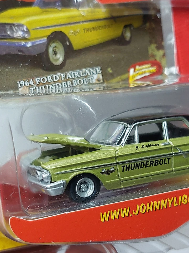 Johnny Lightning 1/64 🇨🇵 1964 Ford Fairlaine Thunderbolt - Photo 2/4