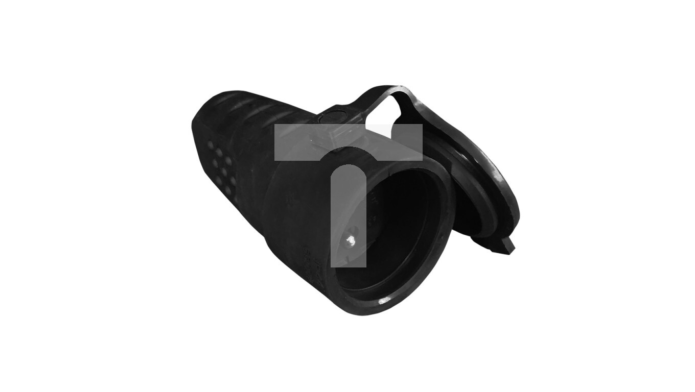 Portable rubber socket with/out 16A 250V IP44 G-10G /T2UK