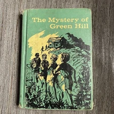 Vtg The Mystery of Green Hill  Ivan Kusan 1963 Hardback Youth Library Book Decor