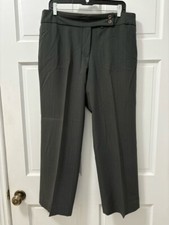 Women's 14 Gloria Vanderbilt Work Pants Slacks Dark Gray