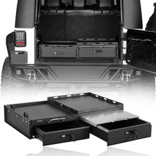 Cargo Area Drawer W Shelf Fridge Slide Mount For 15-26 Jeep Wrangler Jk Jl 4dr Cargo Area Drawer W Shelf Fridge Slide Mount For 15-26 Jeep Wrangler Jk Jl 4dr