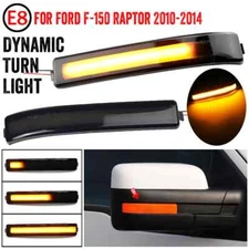 Dynamic LED Side Mirror Turn Signal Lights Lamp For Ford F-150 SVT 09-14 Raptor 