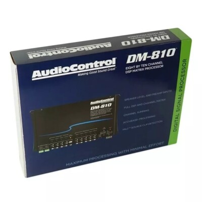 AUDIOCONTROL DM-810 8 channel Digital Signal Processor Ultimate EQ Crossover DSP