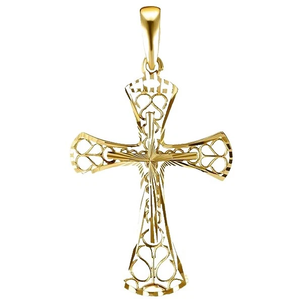 Without Stone Yellow Gold 14k Necklaces & Pendants for Men