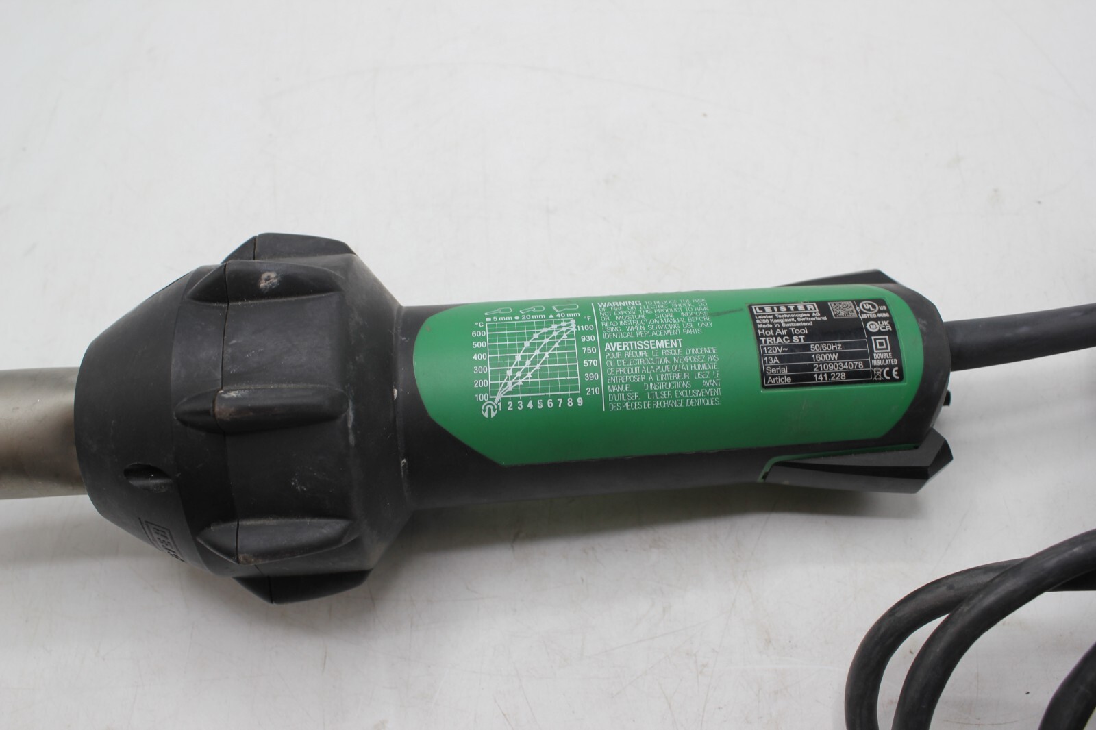 LEISTER TRIAC ST PLASTIC WELDER HEAT GUN ROOFING VARIOUS THERMOPLASTIC TOOLS eBay