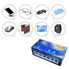 Personal UV Sanitizer Box, Portable Germicidal UVC Sterilizing Disinfection Box