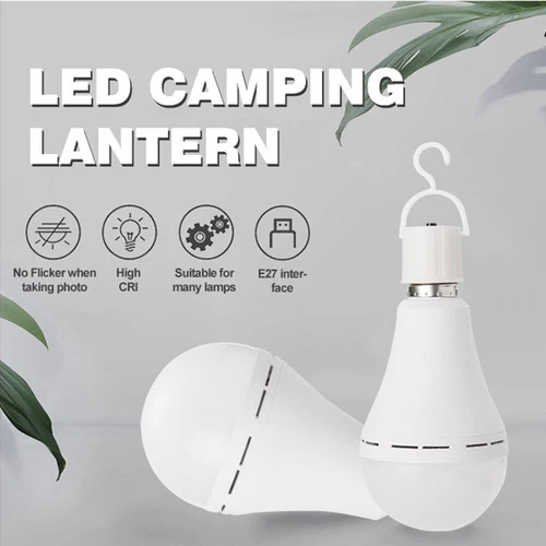 4Pcs LED Rechargeable Emergency Light Bulb 12W Equivalent 1200mAh Battery Backup - Bild 2 von 16