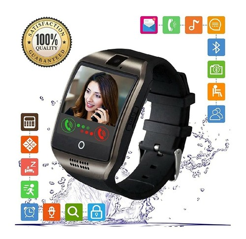 Smart Watch Phone con SIM Card Slot Camera Touch Screen Orologio  Intelligente | eBay