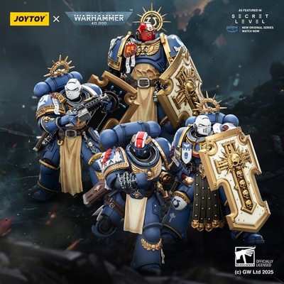 JOYTOY Warhammer 40K Action Figures Ultramarines Titus Metaurus