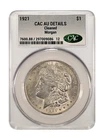 1921-P Morgan Silver Dollar $1 CAC  Beautiful Natural Toning