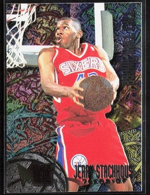 1995-96 Fleer Metal JERRY STACKHOUSE Rookie Roll Call #R-8 Philadelphia 76ers