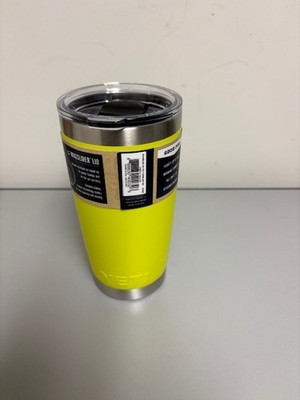FireFly Yellow YETI® 20 Ounce RAMBLER® - Authentic - Mag Lid | eBay
