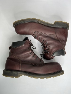 Red Wing 2406 Mens 11 Work Boots Steel Toe Leather Brown Made in USA EH‎ Rated Red Wing 2406 Mens 11 Work Boots Steel Toe Leather Brown  main image 2