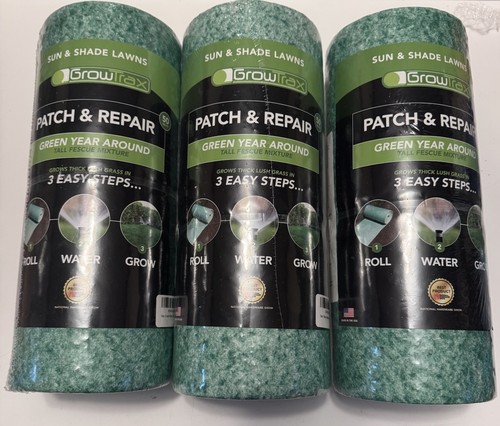 3 GrowTrax Patch & Repair Sonne und Schatten hoher Schwingel Gras Mischung 50 qm Ft.