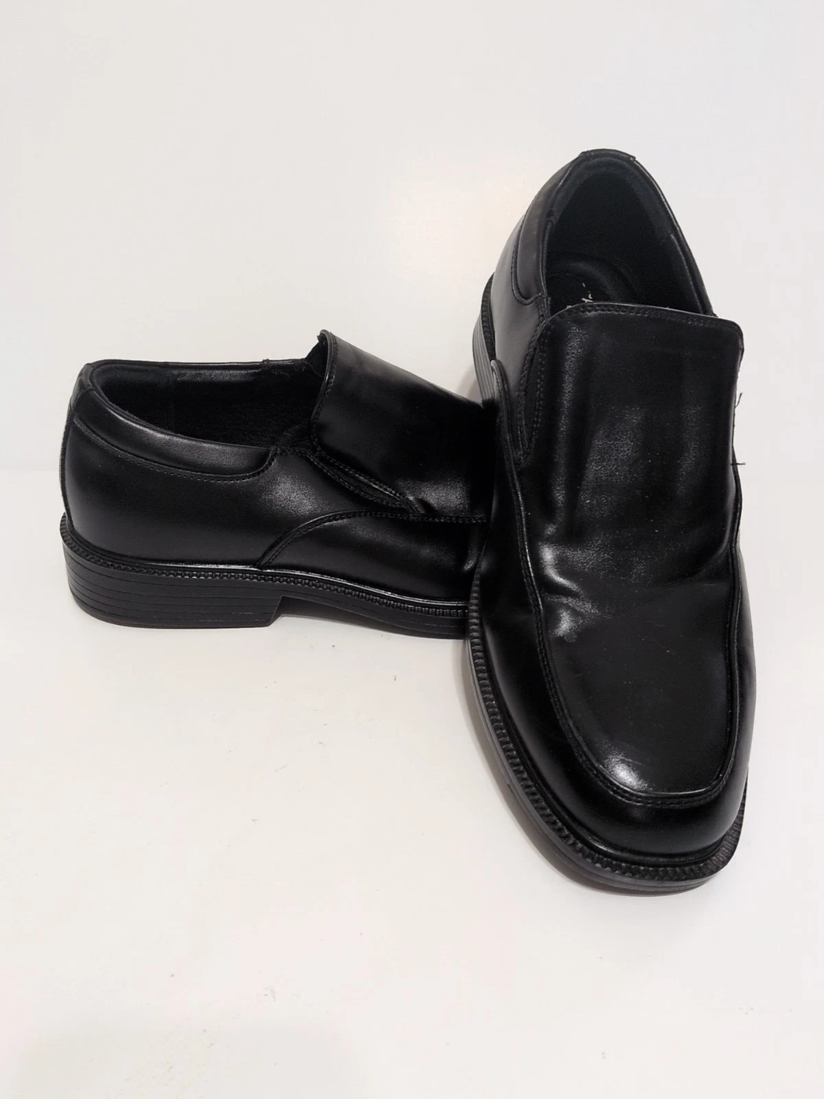 VANS Van Heu Scarpe eleganti da uomo Flex Memory Foam da ufficiale (nero) taglia 8M usate in ottime condizioni