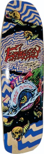 EMBASSY DAVE DUNCAN POOL SKATEBOARD DECK NOS ZORLAC PUSHEAD VARBARO ART TEXAS