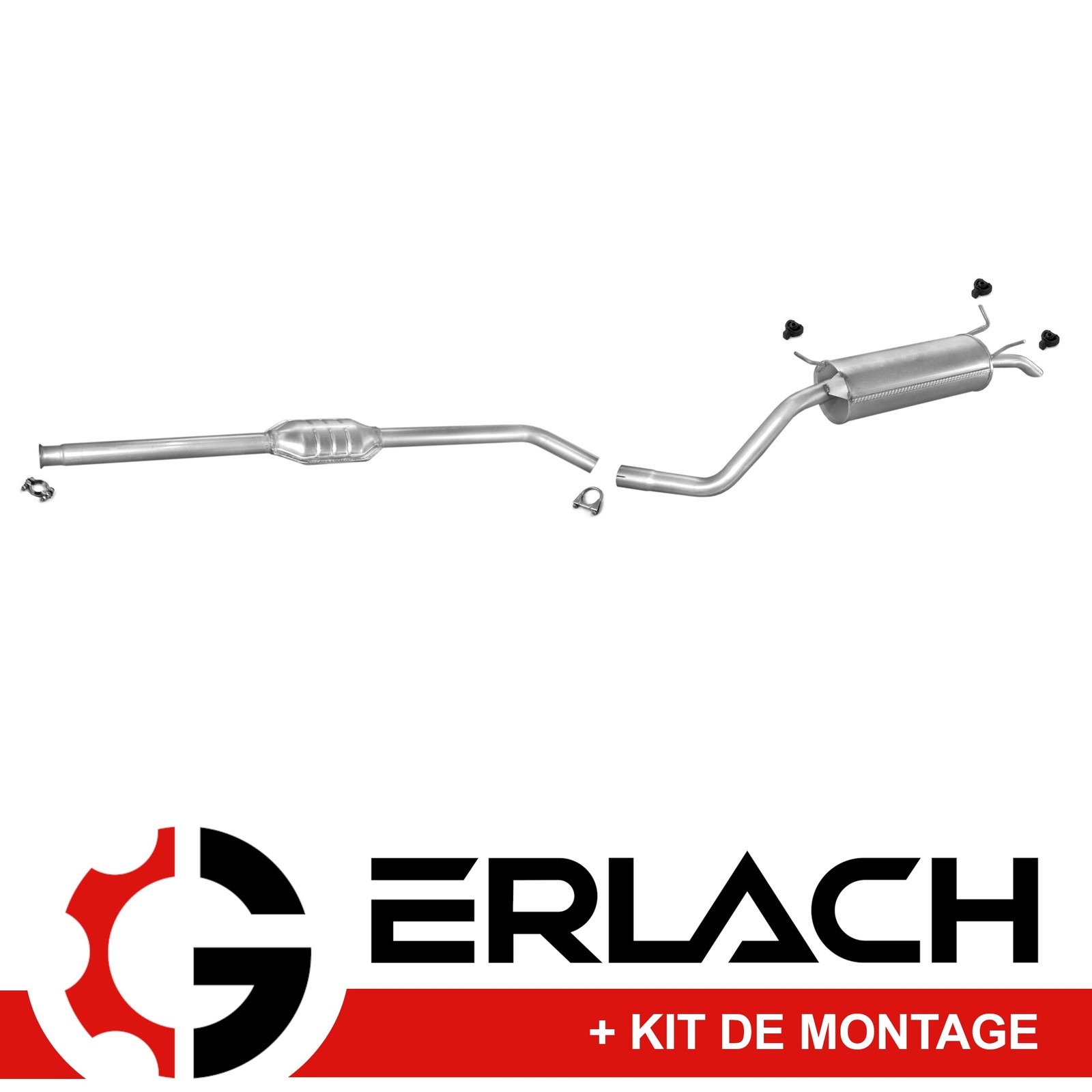 Silencieux échappement Renault Megane I 1.4 en acier aluminisé durable
