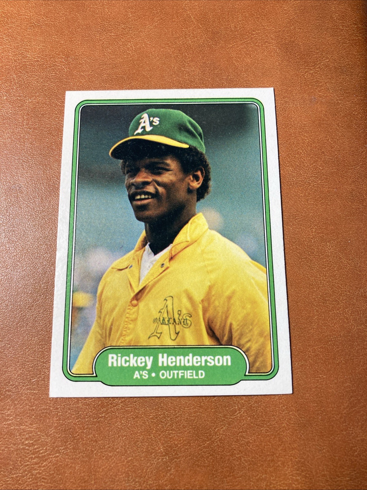 1982 Fleer - Rickey Henderson #92 Athletics Vintage Baseball Card