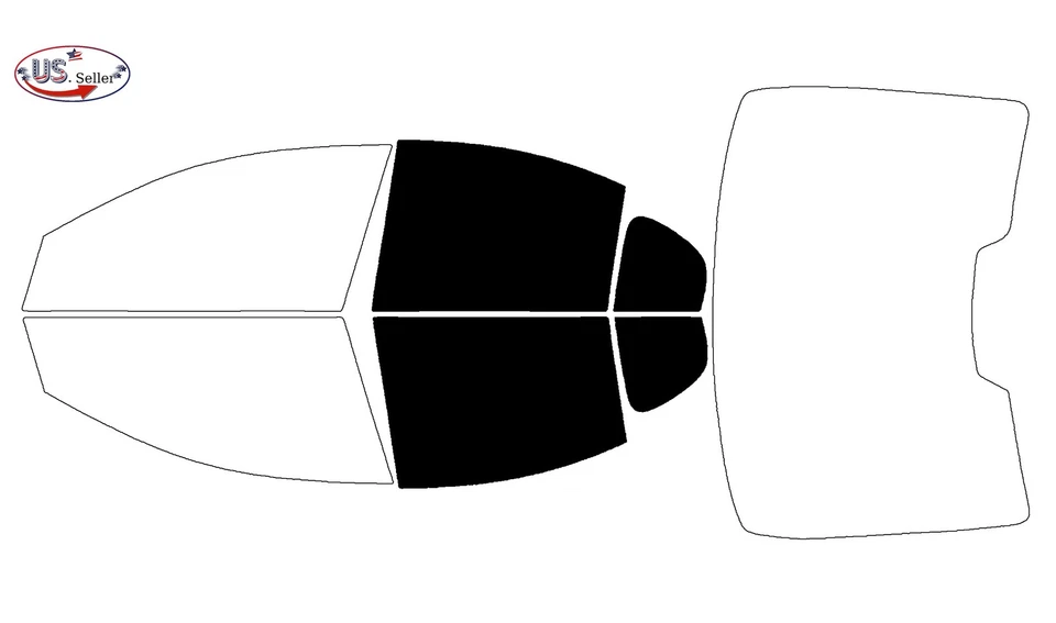 Kit de película de tinte de ventana de 2 capas precortada personalizada computarizada para Volvo S80 2007-2016 Foto 3 de 4