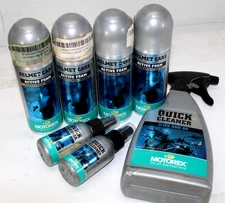 MOTOREX FOAMING HELMET CARE CLEANER DEODORIZER - ARAI HJC SCORPION ICON