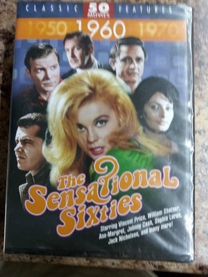 The Sensational Sixties: 50 Movies (DVD, 2012, 12-Disc Set)