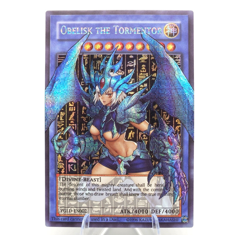 Obelisk the Tormentor Custom Art Secret Rare Holo Overframe YuGiOh