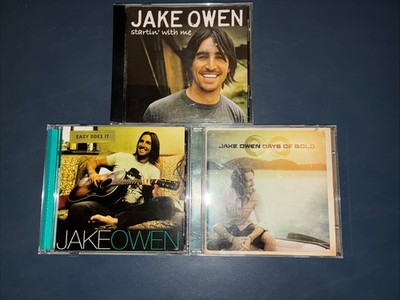 Jake Owen 3 CD LOT-Startin With Me/Days Of Gold/Easy Does It- Country 