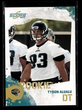 Tyson Alualu RC: 2010 Score Rookie Card #327. rookie card picture