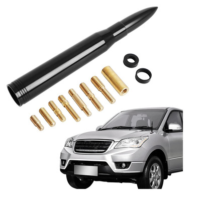 Antena de bala para camioneta auto carro Coche Con adaptador Universal Radio New