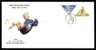 Mayfairstamps New Zealand FDC 1995 dual children's health stamp issue First Day