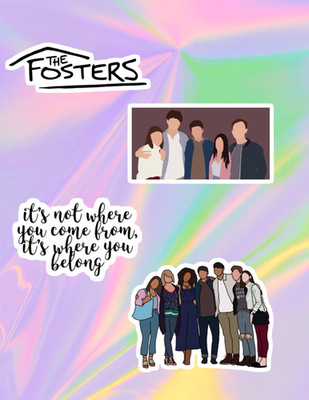 The Fosters TV Show 4pk Sticker Pack