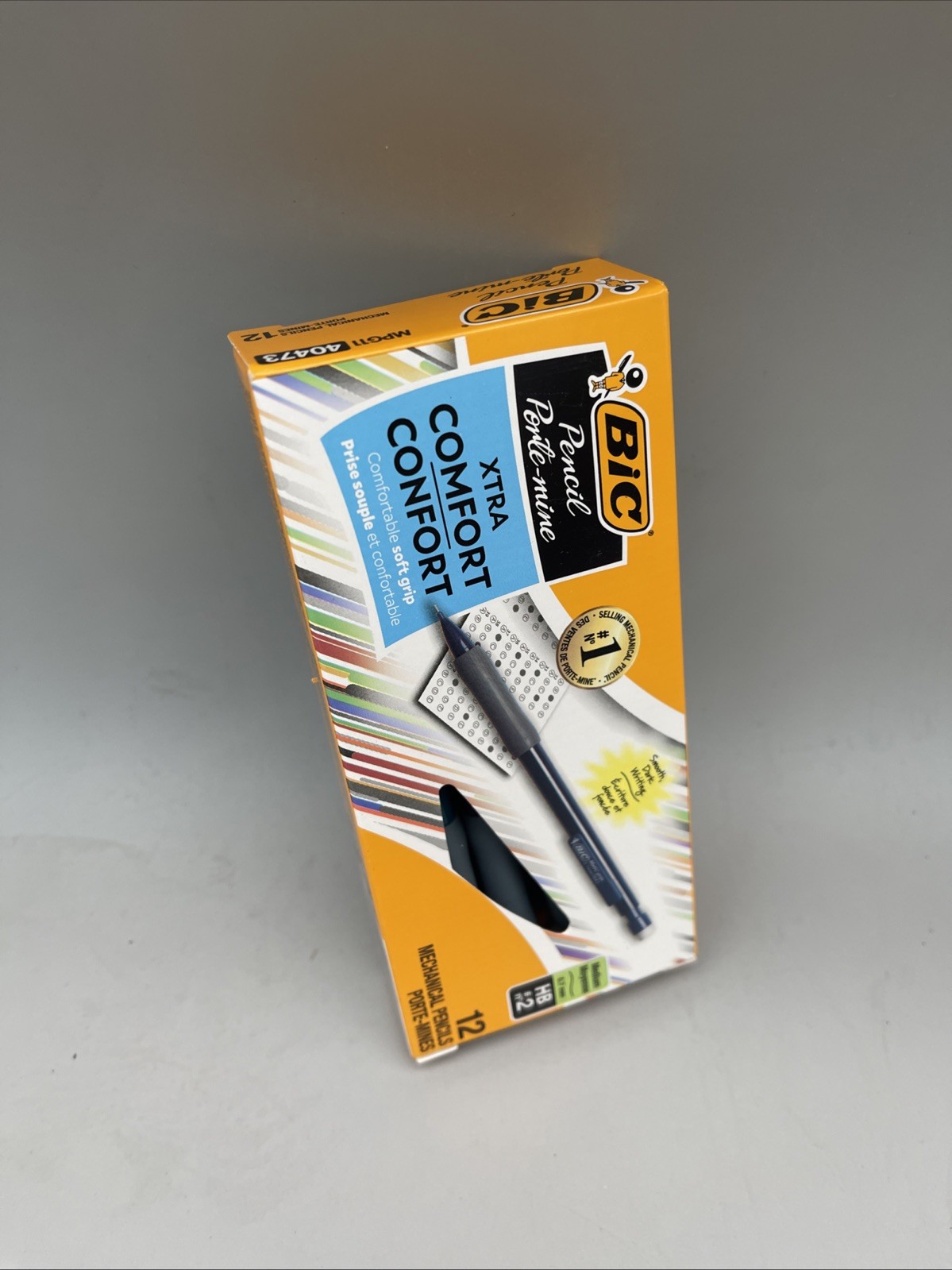 12 Pack BIC Pencil Extra Comfort Mechanical Pencil, Medium Point (0.7 mm) New