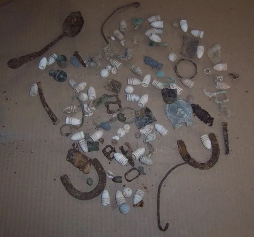 LOT OF DUG CIVIL WAR RELICS FROM BERRYS FORD Va Bullets Hammond Collection #915