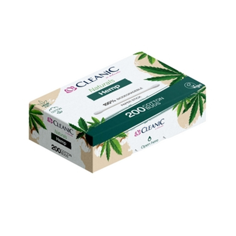 5900095035671 Cleanic Naturals Hemp Patyczki higieniczne 200 szt Cleanic 3090₽