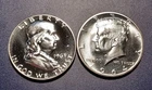 Nice Proof 1963 Franklin & 1964 Kennedy Half Dollars