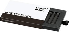 Mont Blanc Ink Cartridges Mystery Black 105191 For Fountain Pens 8 Pack