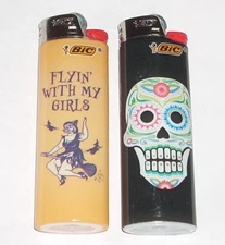 NEW 2024 BIC Halloween Official Full Size Cigarette Lighters Lot of 2