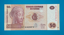 🔥2022 Congo 50 Francs Banknote Note Democratic Republic of Congo Uncirculated