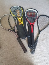 4 Sqash Rackets, Various Makes And Conditions.