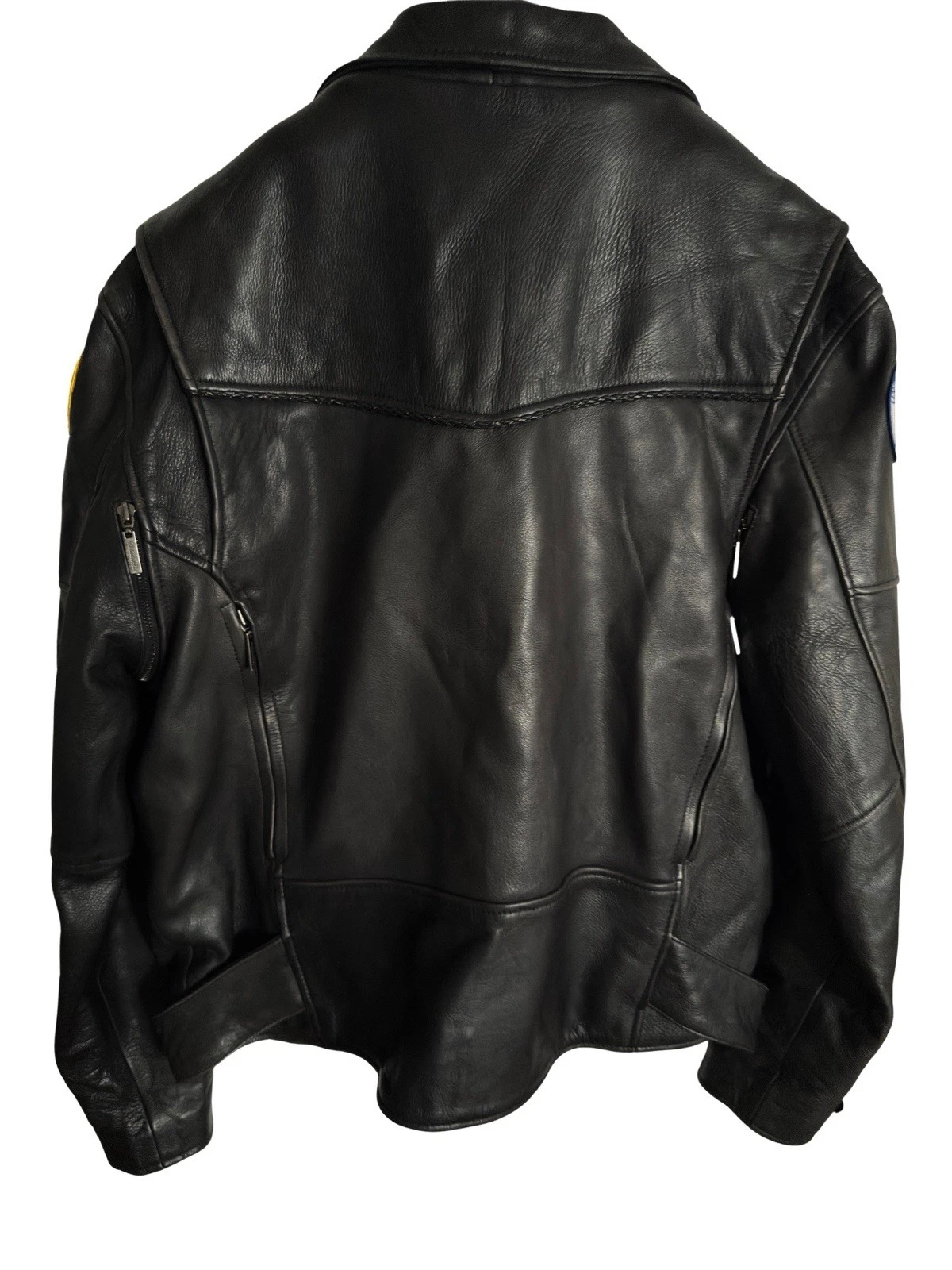 Milwaukee Leather Men’s Jacket (Premium Milled Cowhide)  Vintage Kutter, SOA image 8