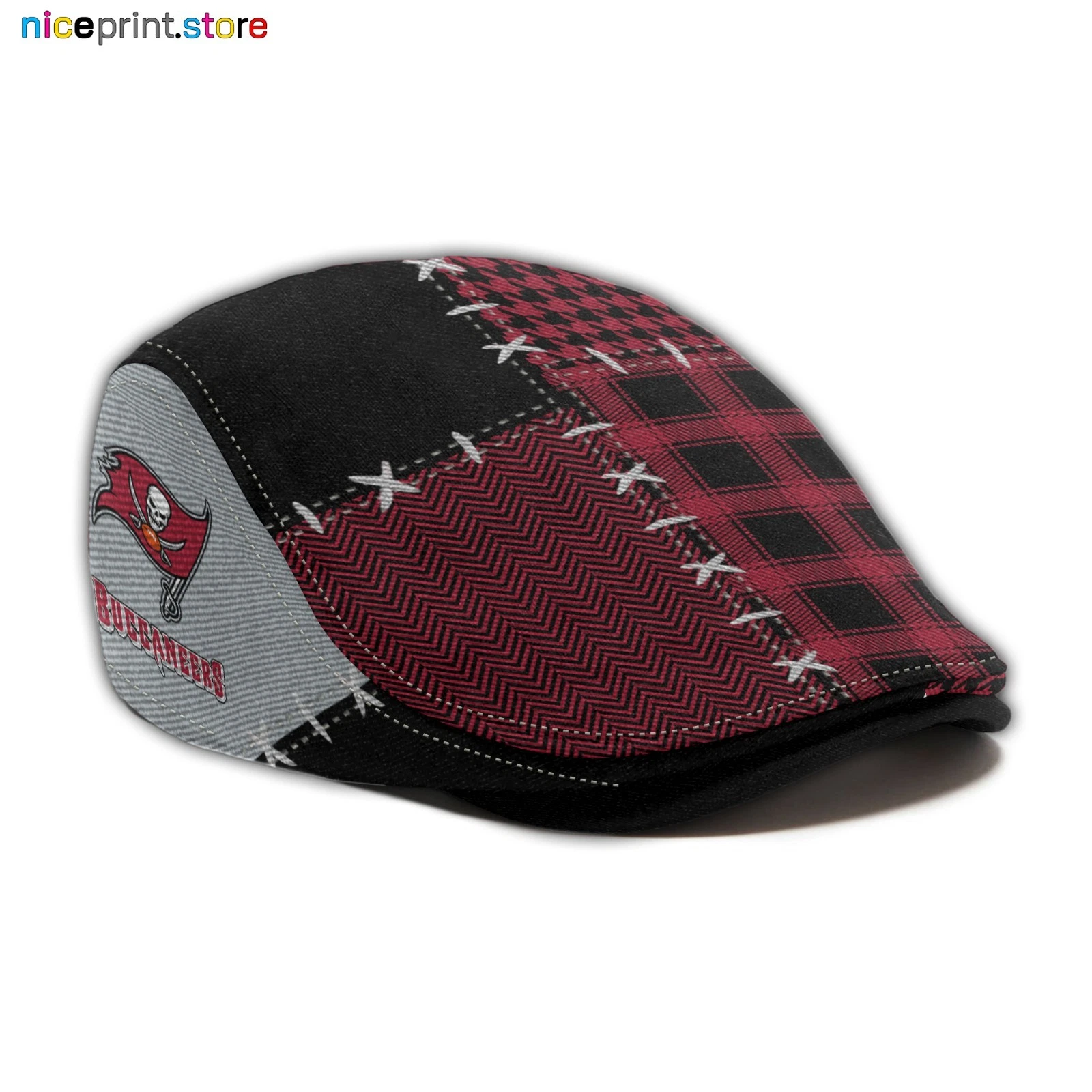 Tampa Bay Team Buccaneers Jeff Cap Buccaneers football Driver Cap football Flat Cap