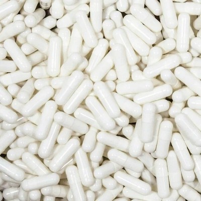 Size 3 White Empty Gelatin Pill Capsules Kosher Gel Caps Gluten-Free Made in USA