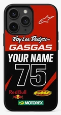 Custom GasGas iPhone Case  Add Your Name & Number DirtBike PhoneCover