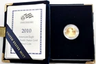 2010-W 1/10 Oz American Gold Eagle Proof $5 Coin In OGP